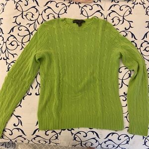 Ralph Lauren Cashmere Cable Knit Sweater